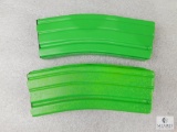 Two 30 Round AR 15 Metal Magazines