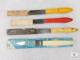 Lot of Four Vintage Paring Knives
