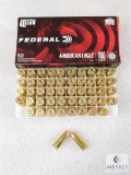 50 Rounds Federal American Eagle 40 S&W 180 Grain FMJ