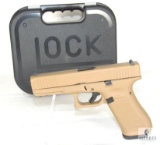 New Glock G17 GEN 5 9mm Luger Semi-Auto Pistol Coyote Brown