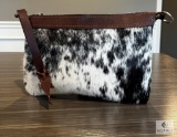 Chapel Stone Custom Leather - Handcrafted Tooled Leather American Grown Hide Clutch