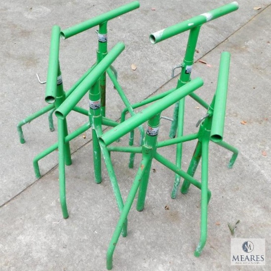Lot of Six Adjustable Height Support Stands