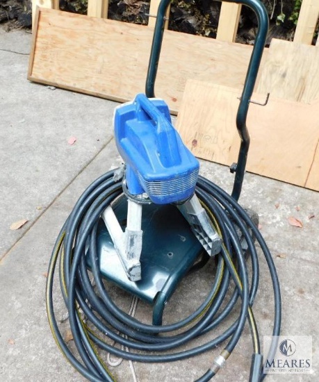 Graco Magnum X5 Paint Airless Sprayer, Cart and Water Hose