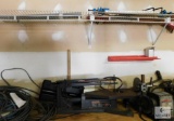 Counter & Shelf Lot - Assorted Power Tools and Cabinet Clamps