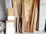 Large Lot of Lumber - Flat, 2x4 and Others