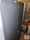 Two Door Metal Cabinet With Adjustable Shelves