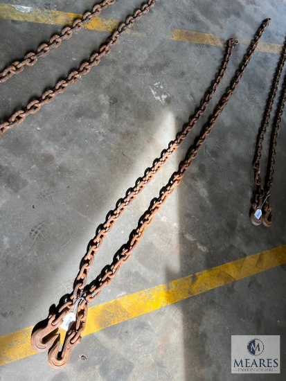 Group of Two Hauling/Logging Chains with Hooks