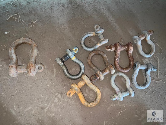 Lot of Mixed Size Screw Pin Anchor Shackles