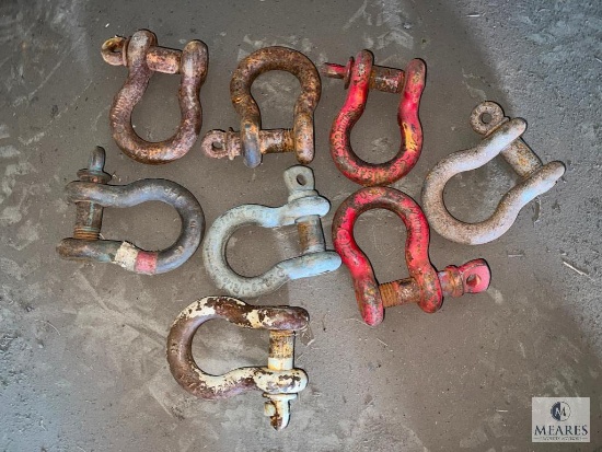 Lot of Mixed Size Screw Pin Anchor Shackles