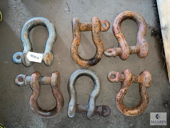 Lot of Mixed Size Screw Pin Anchor Shackles