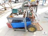 Cutting Torch Cart, Work Table, Contents