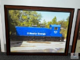 Lot of 22 Mixed Railroad Photos and Framed Art