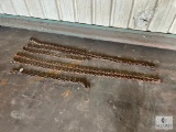 Lot of Four Various Size Hauling/Logging Chains