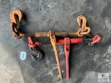 Group of Two Ratchet Chain Binders