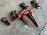 Group of Two Ratchet Chain Binders