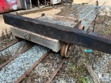 Railroad Work Dolly with One Cross Tie