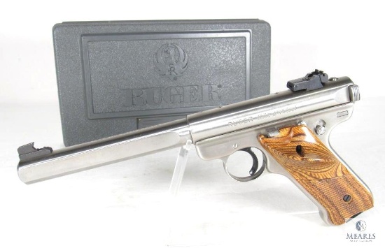 Ruger Mark II Competition Target Stainless .22LR Semi-Auto Pistol