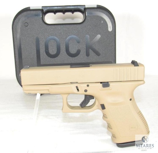 New Glock G19 GEN 3 9mm Luger Semi-Auto Pistol in FDE