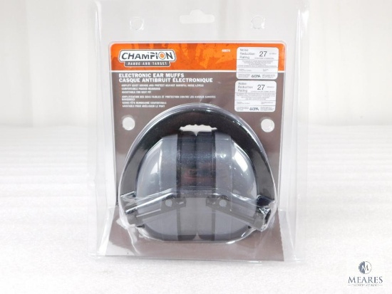 New Champion Electronic Ear Muff Hearing Protection with Noise Canceling