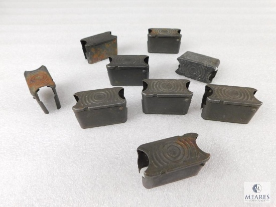 Nine M1 Garand Enbloc Magazines