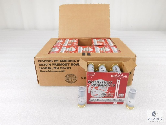 Fiocchi 250 Rounds 12 Gauge Shotgun Shells 2 3/4" #7.5