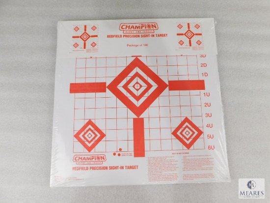 Champion Redfield Sight in Rifle Targets 100 Count