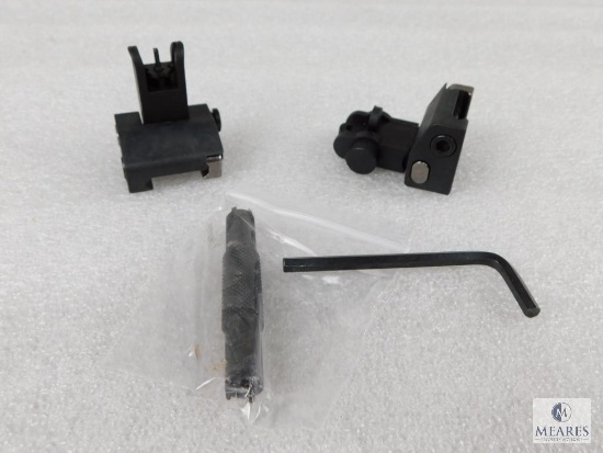 New Flip up Front and Rear AR15 Rifle Sights
