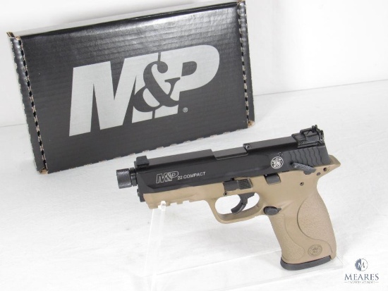 New Smith & Wesson M&P 22 Compact .22LR Super Ready FDE Semi-Auto Pistol