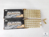 100 Rounds CCI Blazer 30 Super Carry 115 Grain FMJ Brass Case Ammo