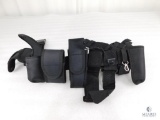 Nylon Adjustable Utility Belt With Gun and Accessories Holsters