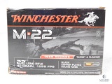 Approximately 1000 Rounds Winchester M22 .22LR 40 Grain 1255 FPS Ammo