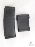 Lot of Two AR 15 PMAG 5.56mm (1) 30 Round (1) 10 Round