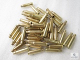 Approximately 50 Count .308 WIN Brass Cases Once Fired Deprimed for Reloading
