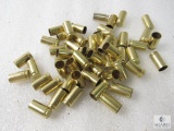 Approximately 50 Count 9mm Luger Brass Cases Once Fired for Reloading