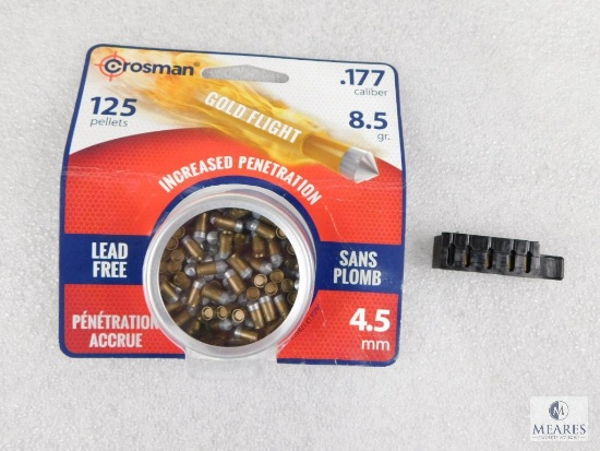 Approximately 125 Count Crosman .177 / 4.5mm Lead Free Pellets