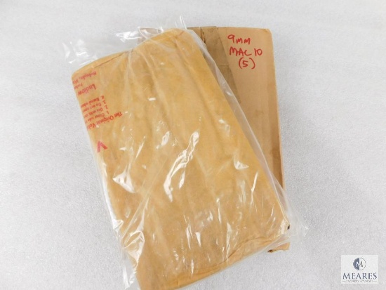 New Case of Five MAC 10 MP9 36 Round 9mm Luger Magazines