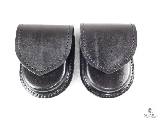 Lot of Two New Hunter Leather Handcuff Cases