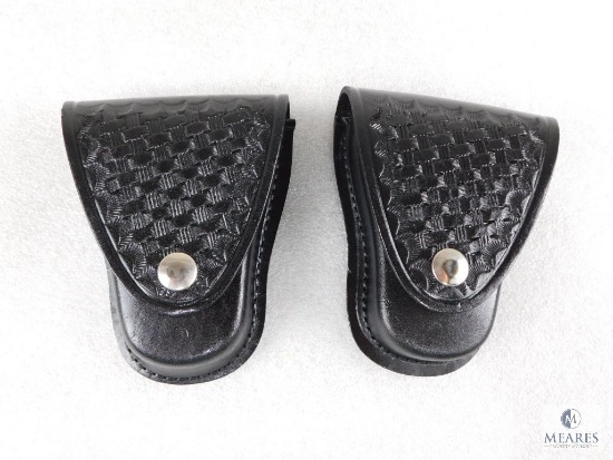 Lot of Two New Hunter Leather Handcuff Cases