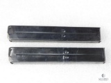 Lot of Two MAC 10 MP9 36 Round 9mm Luger Magazines