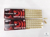 100 Rounds Federal American Eagle 9mm Luger 124 Grain Ammo
