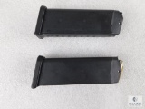 Lot of Two Glock 23 .40 S&W Magazines WITH 10 Rounds Winchester Hollow Point Ammo