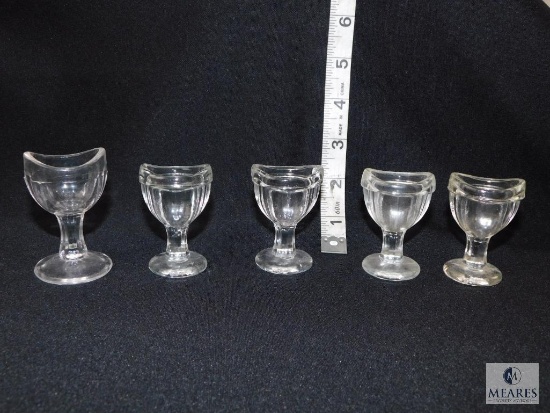 Lot of Five Eye Wash Glasses