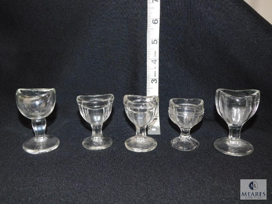 Lot of Five Eye Wash Glasses