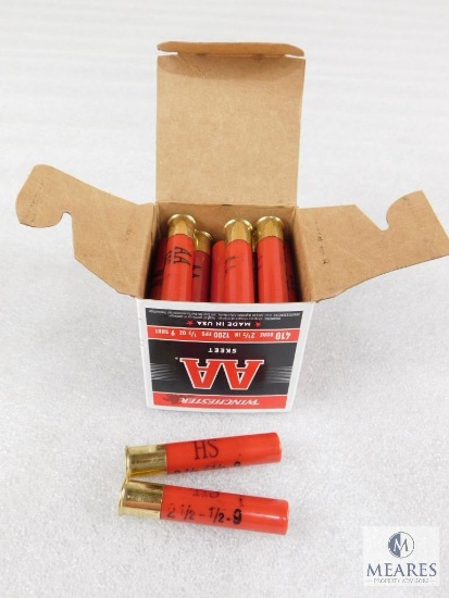 25 Rounds Winchester .410 Gauge Shotgun Shells. 2 1/2" #9 Shot AA Target