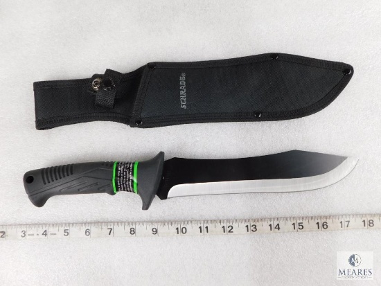 New Schrade Large Fixed Blade Tactical Survival Knife with Sheath