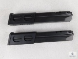 Two New 30 Round Beretta 92FS 9mm Pistol Magazines. Also Fits Carbine Rifles