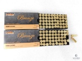 100 Rounds PMC 9mm Ammo. 115 Grain FMJ