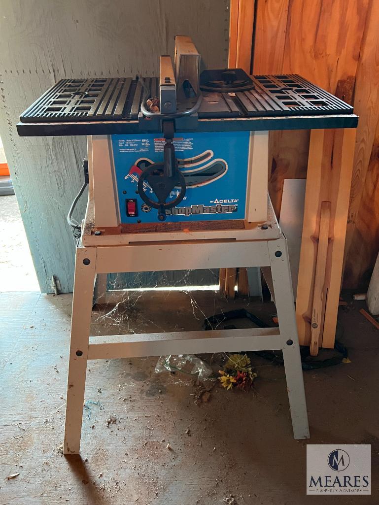 Used delta shopmaster table saw deals