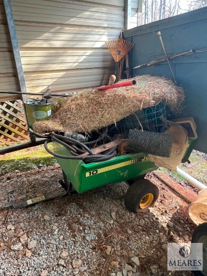 John Deere 10 Pull-behind Trailer with Contents