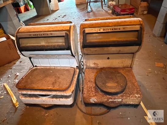 Group of Two Defiance Meat Market Scales